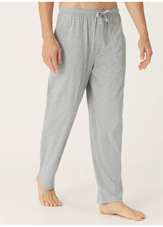 Marks & Spencer Siyah - Gri - Gümüş Erkek Saf Pamuklu 2'Li Pijama Altı Seti 500 2