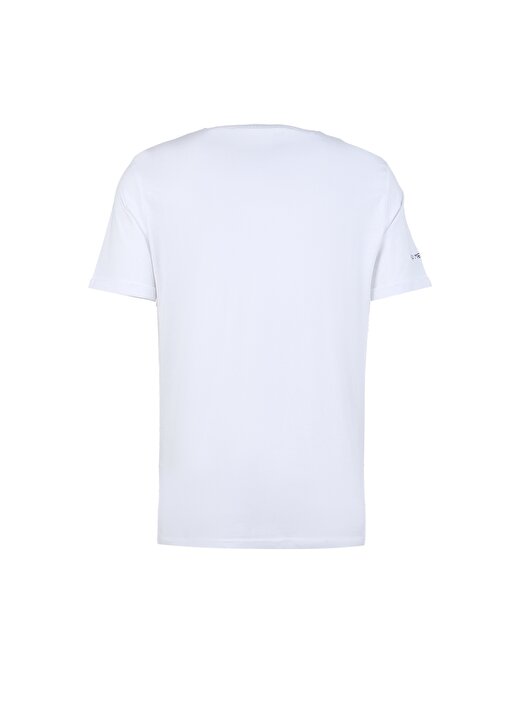 Fred Mello Bisiklet Yaka Beyaz Erkek T-Shirt FM23S16TGWHITE 2