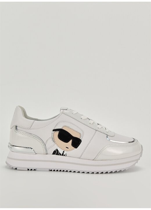 KARL LAGERFELD Beyaz Kadın Deri Sneaker KL61930N 1