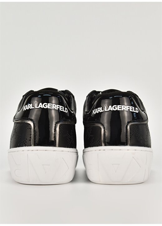 KARL LAGERFELD Siyah Kadın Deri Sneaker KL61013 4
