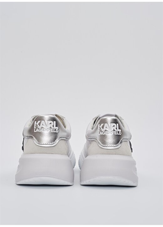 KARL LAGERFELD Beyaz Kadın Deri Sneaker KL62830 4