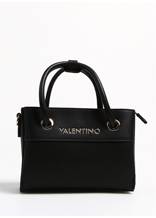 Valentino Siyah Kadın 21X15 X9 Cm El Çantası VBS5A805001 1