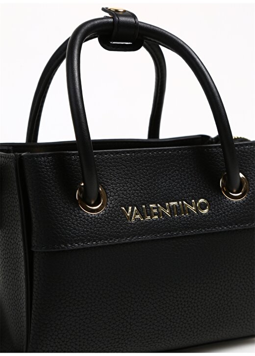 Valentino Siyah Kadın 21X15 X9 Cm El Çantası VBS5A805001 4