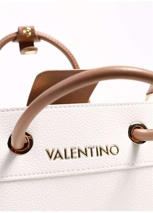 Valentino Beyaz Kadın 21X15x9 Cm El Çantası VBS5A805173 4