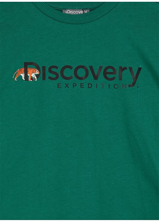 Discovery Expedition Baskılı Yeşil Erkek Çocuk T-Shirt D3WB-TST2 3