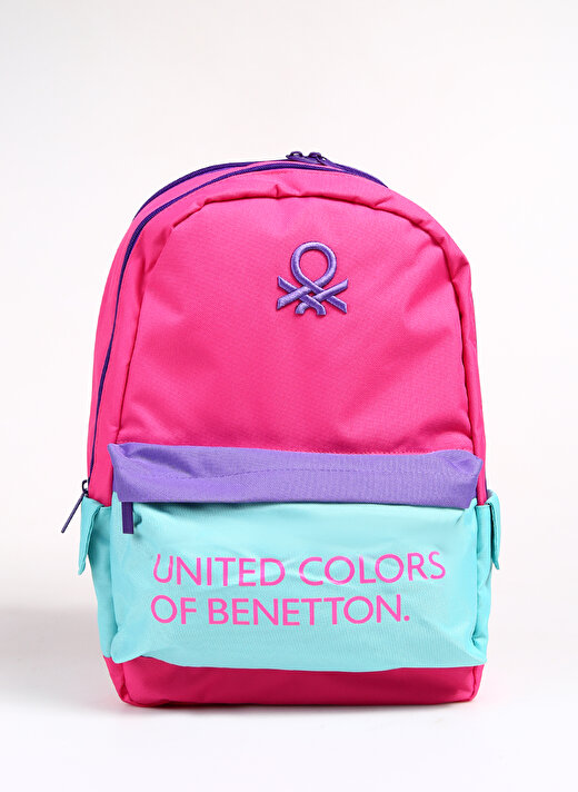 Benetton Pembe - Mavi Kız Çocuk Sırt Çantası BENETTON 3712      1