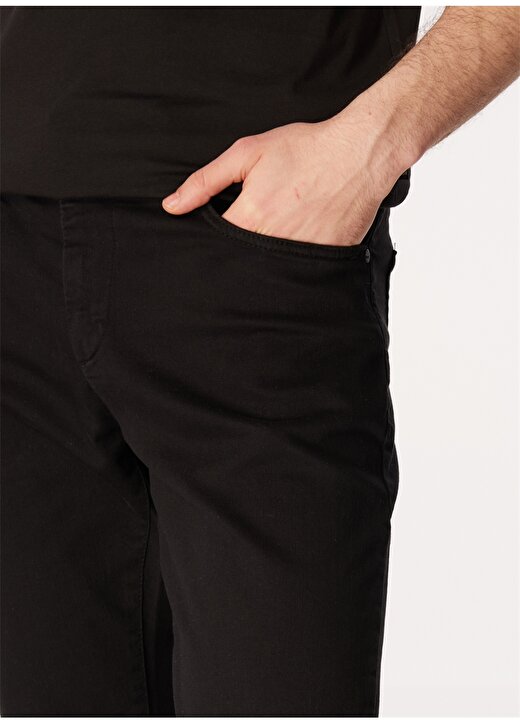Back And Bond Normal Bel Normal Paça Slim Fit Siyah Erkek Pantolon B32S30012 4