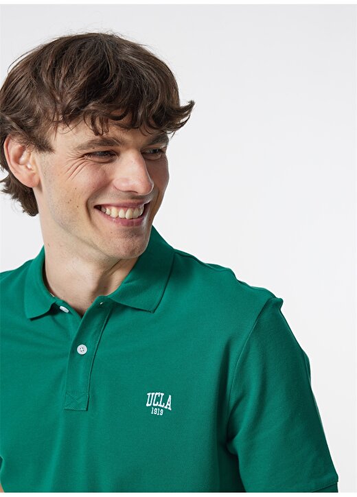 Ucla Polo Yaka Yeşil Erkek T-Shirt LAKES3 3