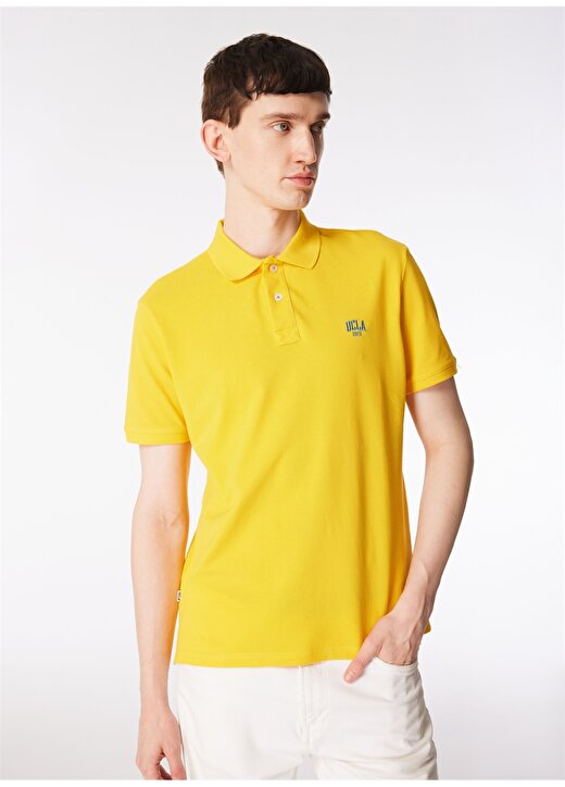 Ucla Polo Yaka Sarı Erkek T-Shirt LAKES 2