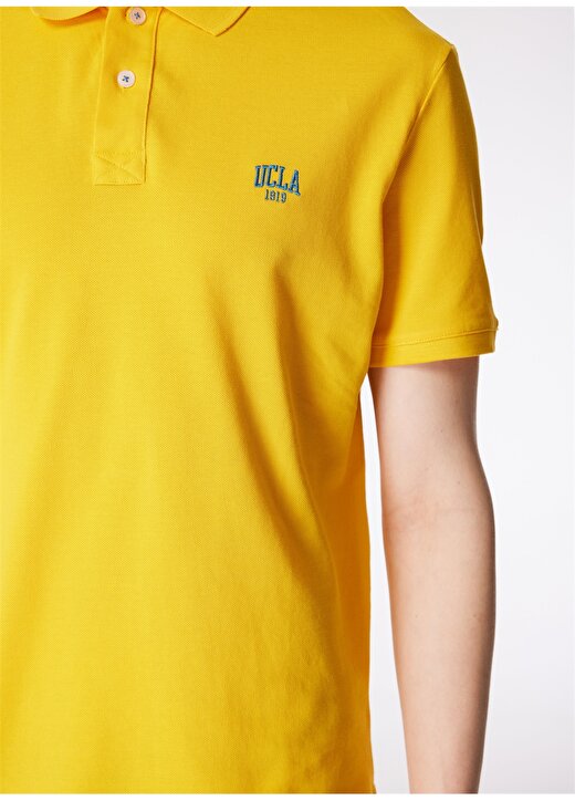 Ucla Polo Yaka Sarı Erkek T-Shirt LAKES 4