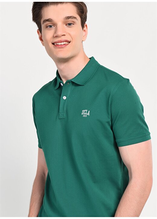 Ucla Polo Yaka Yeşil Erkek T-Shirt LAKES4 4