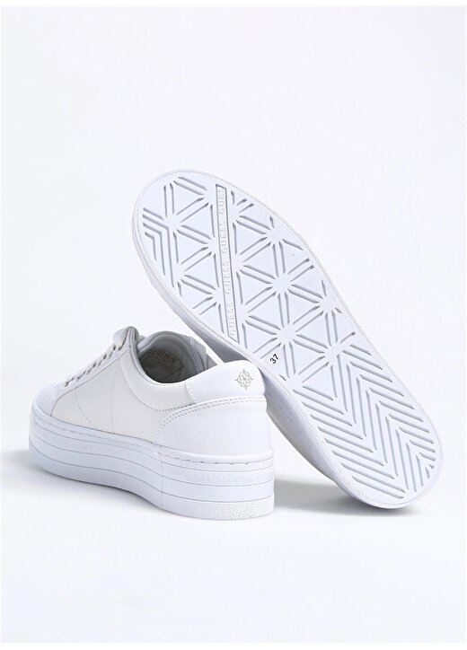 Guess Beyaz Kadın Sneaker FL5BLSLEA12-WHITE 4