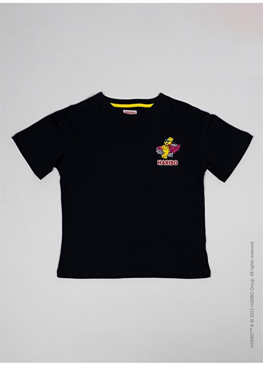 Haribo Baskılı Lacivert Erkek Çocuk T-Shirt HRBTXT007 3