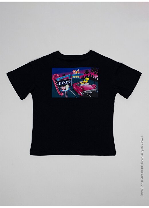 Haribo Baskılı Lacivert Erkek Çocuk T-Shirt HRBTXT007 4