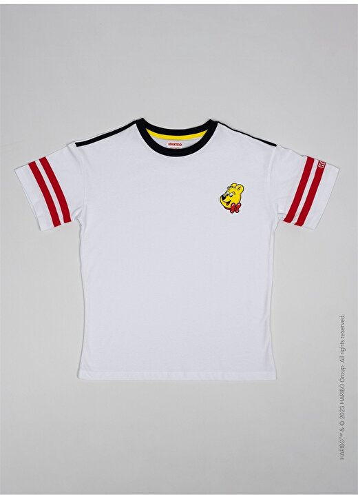 Haribo Baskılı Beyaz Erkek Çocuk T-Shirt HRBTXT003 3