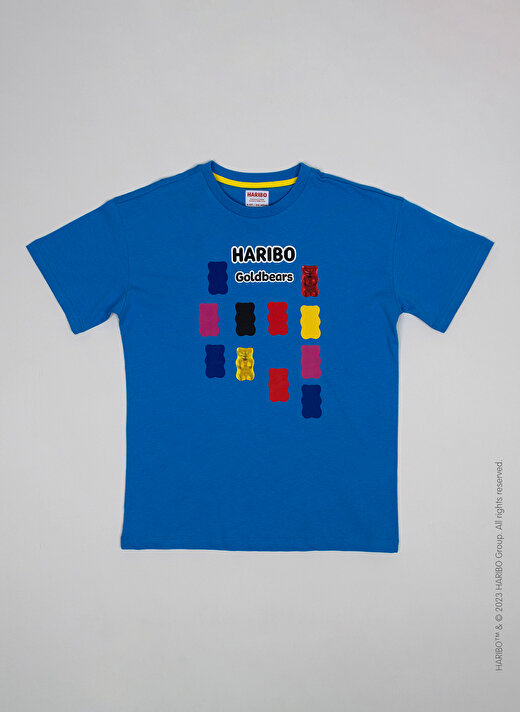 Haribo Baskılı Lacivert Erkek Çocuk T-Shirt HRBTXT008 3