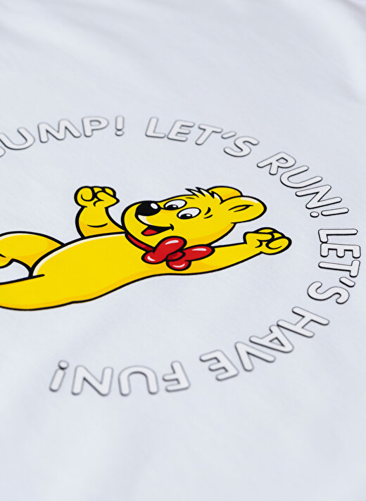 Haribo Baskılı Beyaz Erkek Çocuk T-Shirt HRBTXT101 3