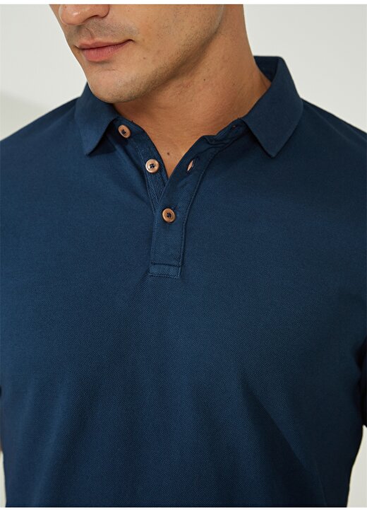 AT.P.CO Koyu Mavi Erkek Polo T-Shirt A265P6P04- 4