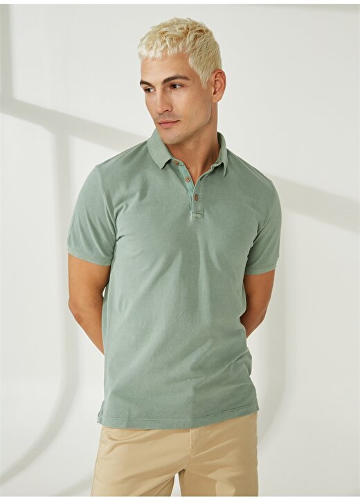 AT.P.CO Yeşil Erkek Polo T-Shirt A265P6P04- 3