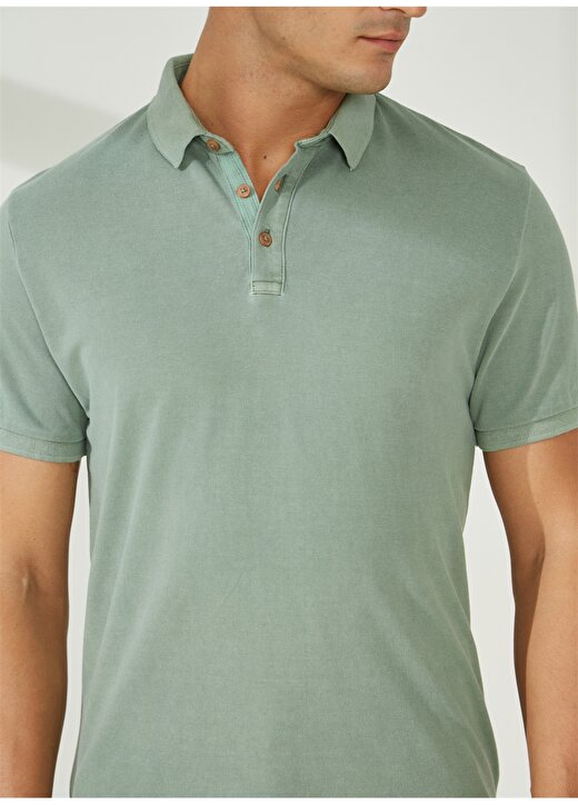 AT.P.CO Yeşil Erkek Polo T-Shirt A265P6P04- 4