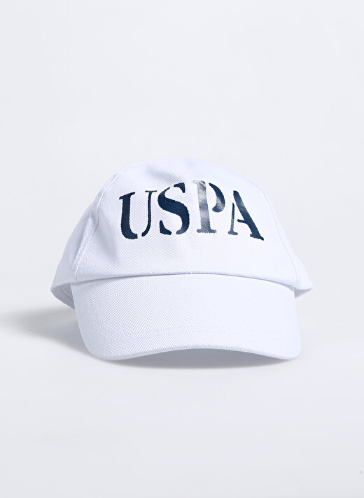 U.S. Polo Assn. Beyaz Erkek Şapka DELL-IY23 1