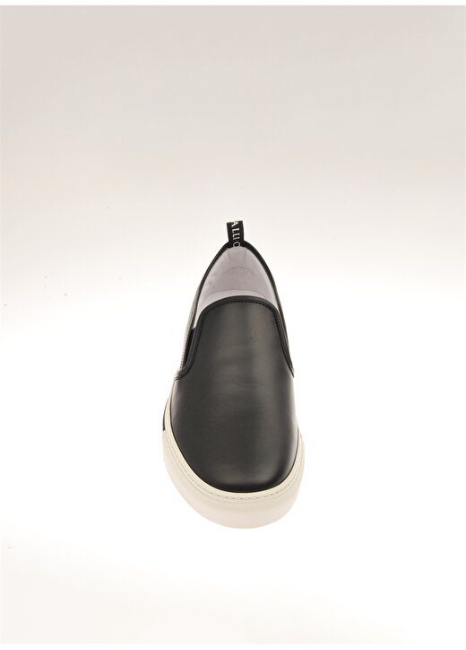 Roberto Cavalli Deri Siyah Erkek Günlük Ayakkabı 18704 4