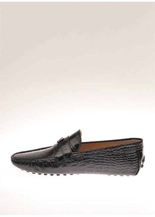 Roberto Cavalli Deri Siyah Erkek Günlük Ayakkabı 18755 2