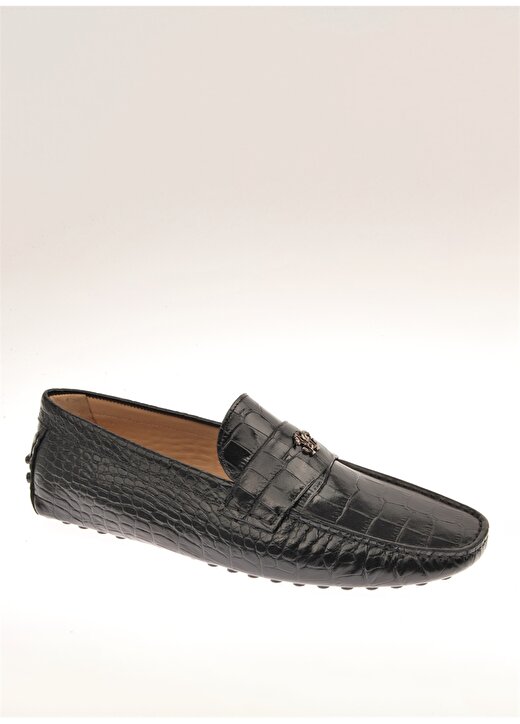 Roberto Cavalli Deri Siyah Erkek Günlük Ayakkabı 18755 3