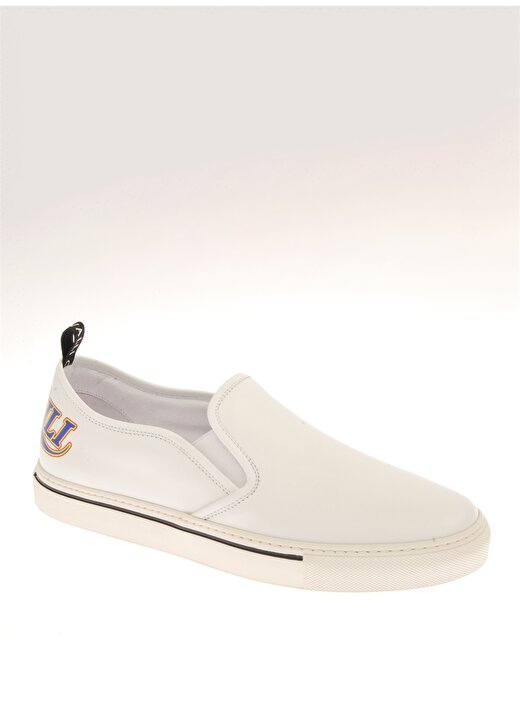 Roberto Cavalli Deri Beyaz Erkek Günlük Ayakkabı 18704 3
