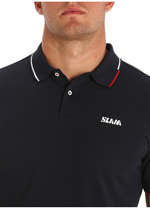 Slam Lacivert Erkek Polo Yaka Regular Fit T-Shirt A108001S00_DECK LGT PIQUE 1