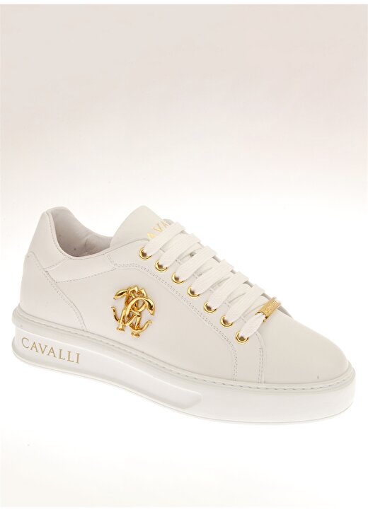 Roberto Cavalli Beyaz Kadın Sneaker 18620 3
