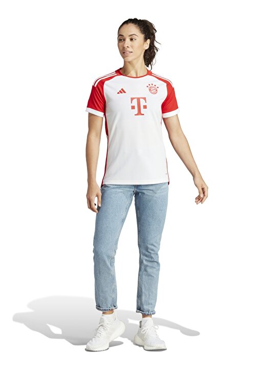Adidas Beyaz - Kırmızı Kadın Bayern Münih Forma IB1478-FC 1