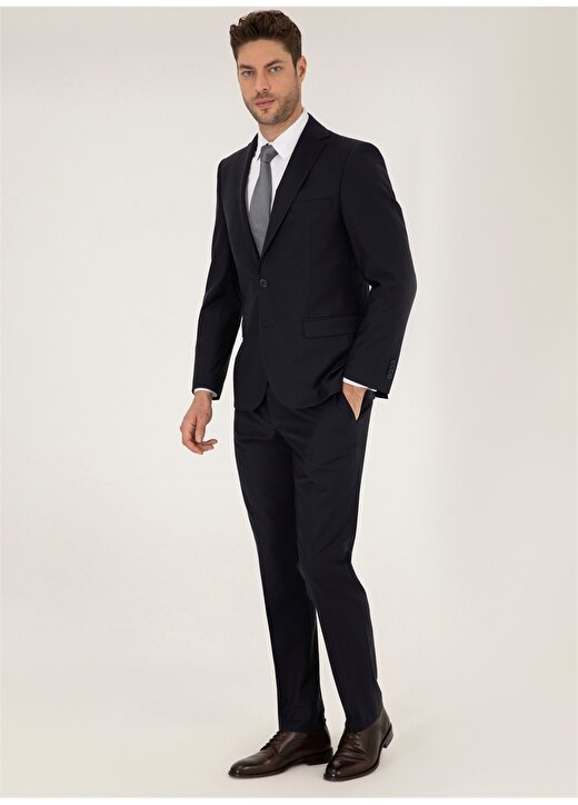 Pierre Cardin Normal Bel Slim Fit Lacivert Erkek Takım Elbise Y25444/ST 3