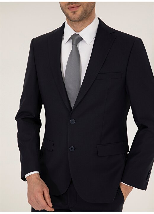 Pierre Cardin Normal Bel Slim Fit Lacivert Erkek Takım Elbise Y25444/ST 4