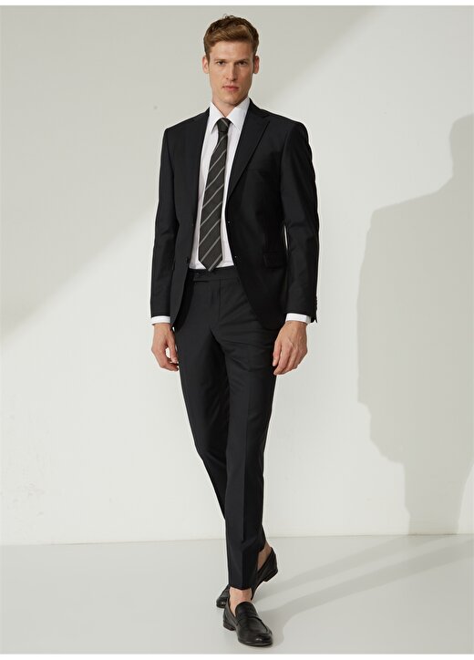 Pierre Cardin Normal Bel Slim Fit Siyah Erkek Takım Elbise Y25444/ST 2