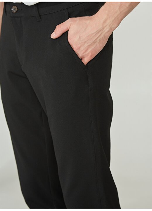 Gmg Fırenze Standart Bel Normal Paça Slim Fit Siyah Erkek Pantolon GU23MSS01016 4
