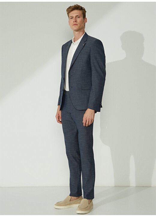 Pierre Cardin Normal Bel Slim Fit Lacivert Erkek Takım Elbise U49053/ST 2