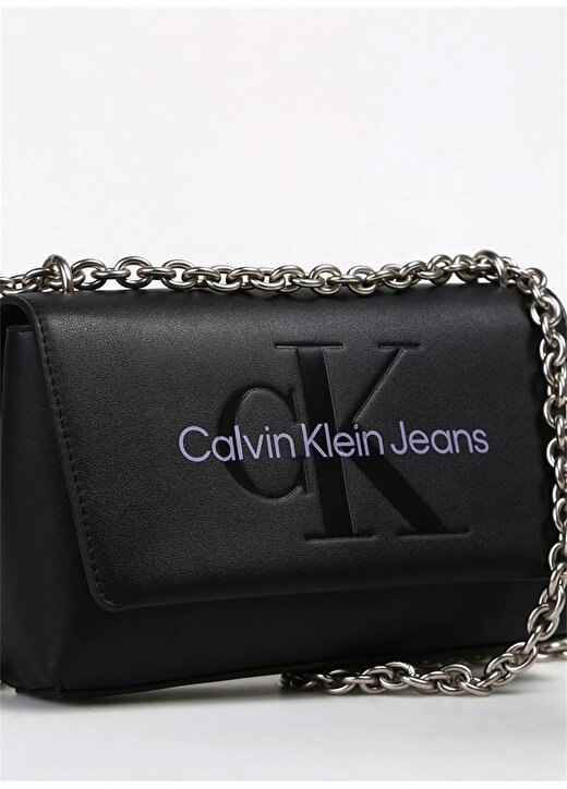 Calvin Klein 17X25x6 Cm Siyah Kadın Çapraz Çanta K60K607198 2