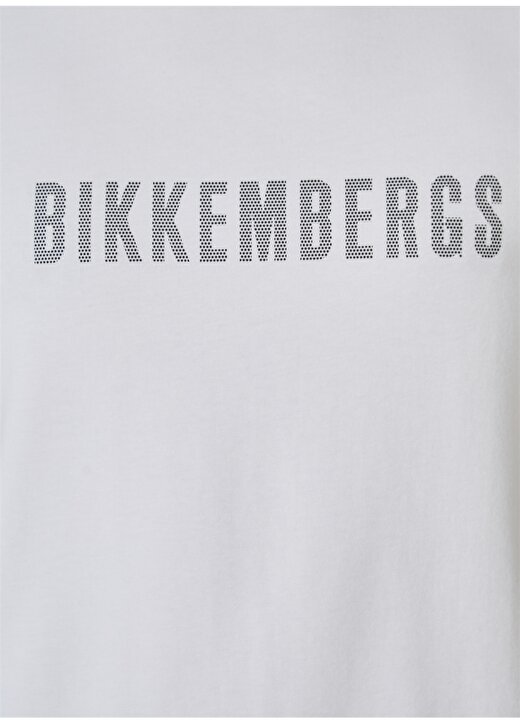 Bikkembergs Beyaz Erkek T-Shirt C 4 101 2S 4