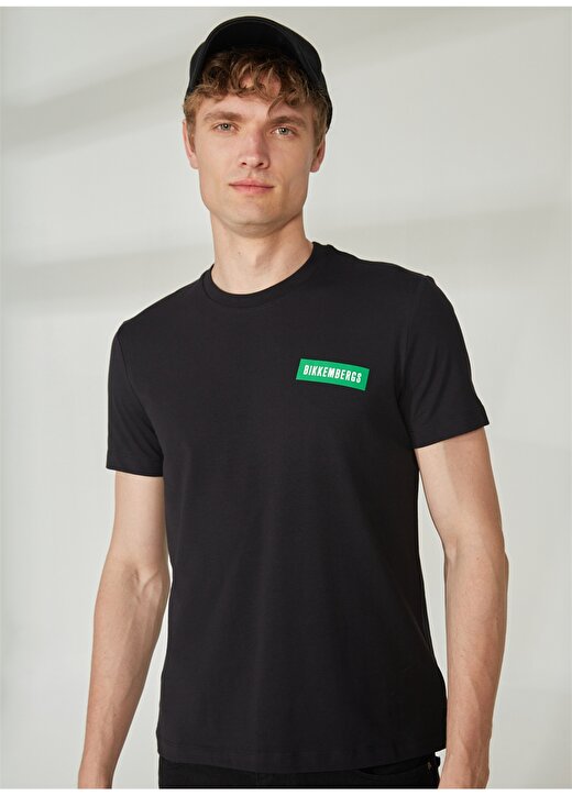 Bikkembergs Siyah Erkek T-Shirt C 4 101 3N 3