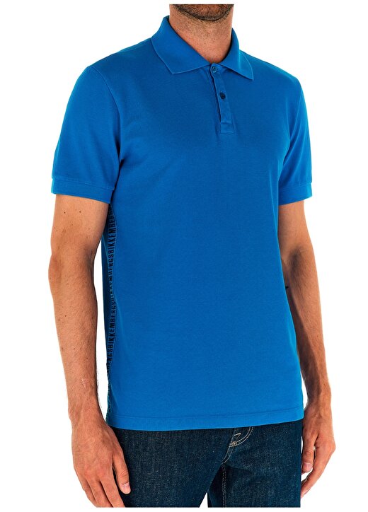 Bikkembergs Mavi Erkek Polo T-Shirt C 8 090 81 1