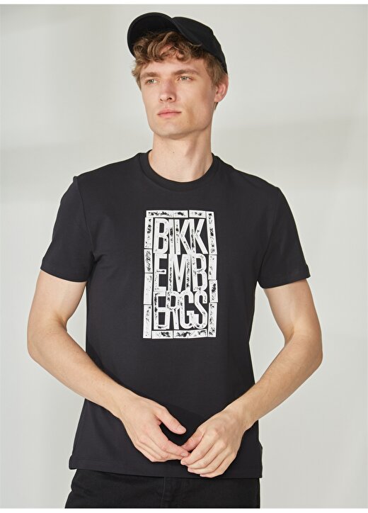 Bikkembergs Siyah Erkek T-Shirt C 4 101 2V 3