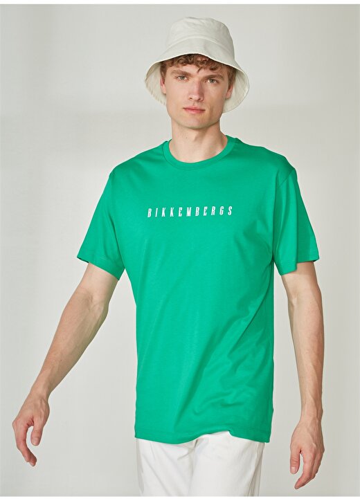 Bikkembergs Yeşil Erkek T-Shirt C 4 114 25 1