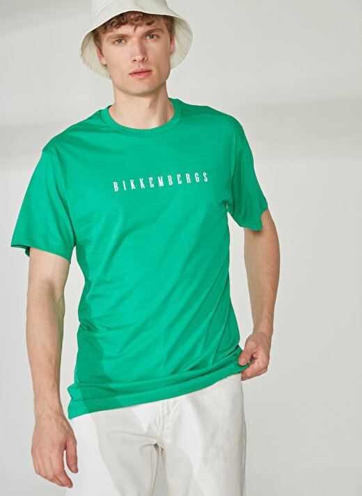 Bikkembergs Yeşil Erkek T-Shirt C 4 114 25 3