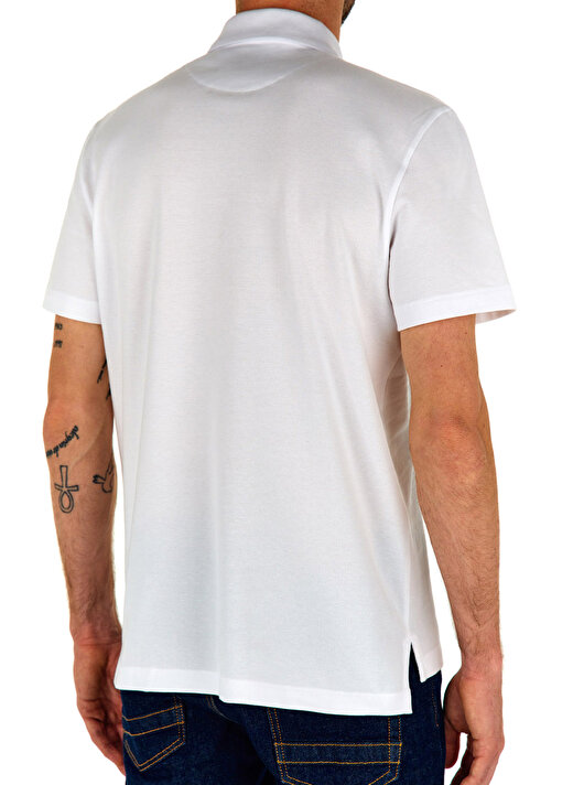 Bikkembergs Beyaz Erkek Polo T-Shirt C 8 097 80 3