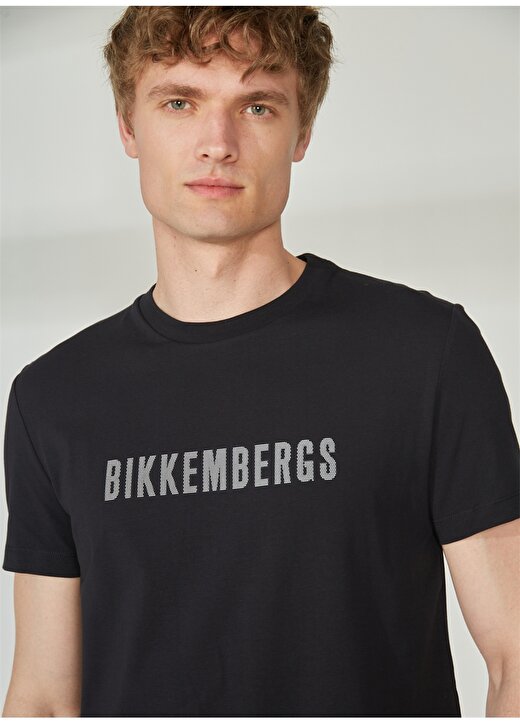 Bikkembergs Siyah Erkek T-Shirt C 4 101 2S 1