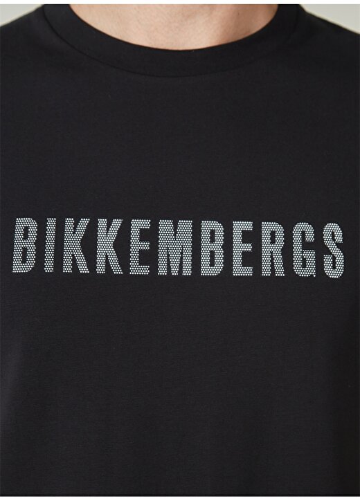 Bikkembergs Siyah Erkek T-Shirt C 4 101 2S 4