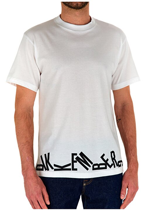 Bikkembergs Beyaz Erkek T-Shirt C 4 114 23 1
