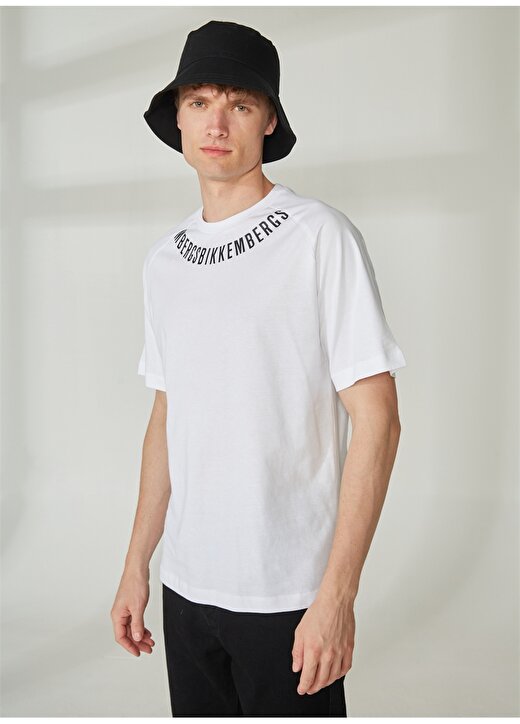 Bikkembergs Beyaz Erkek T-Shirt C 4 149 01 1