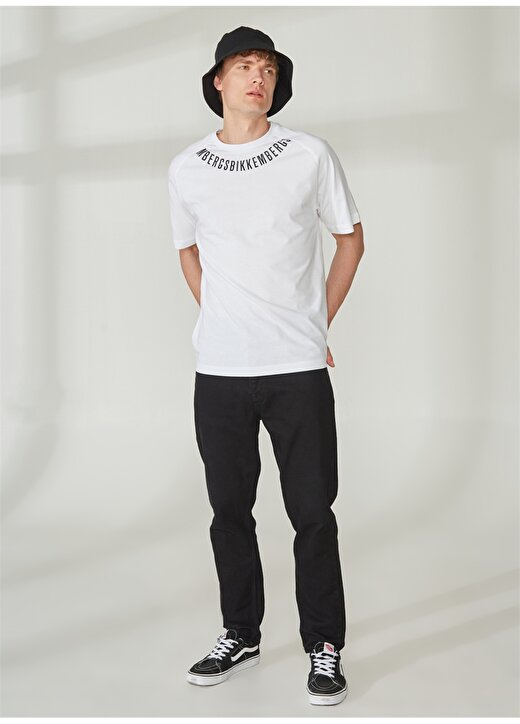 Bikkembergs Beyaz Erkek T-Shirt C 4 149 01 2